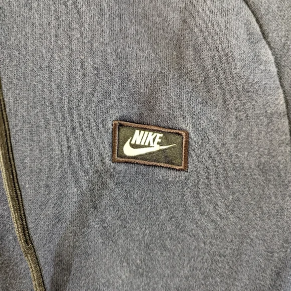 Nike Sportswear Mens Full Zip Fleece Casual Hoodie Small Navy Blue 4.737 - Picture 3 of 9